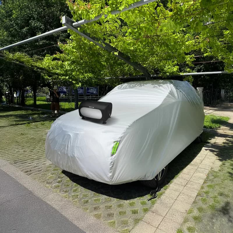 کاور خودرو گرین لاین Green Lion Auto Car Cover with Remote Control — تصویر ۱۱