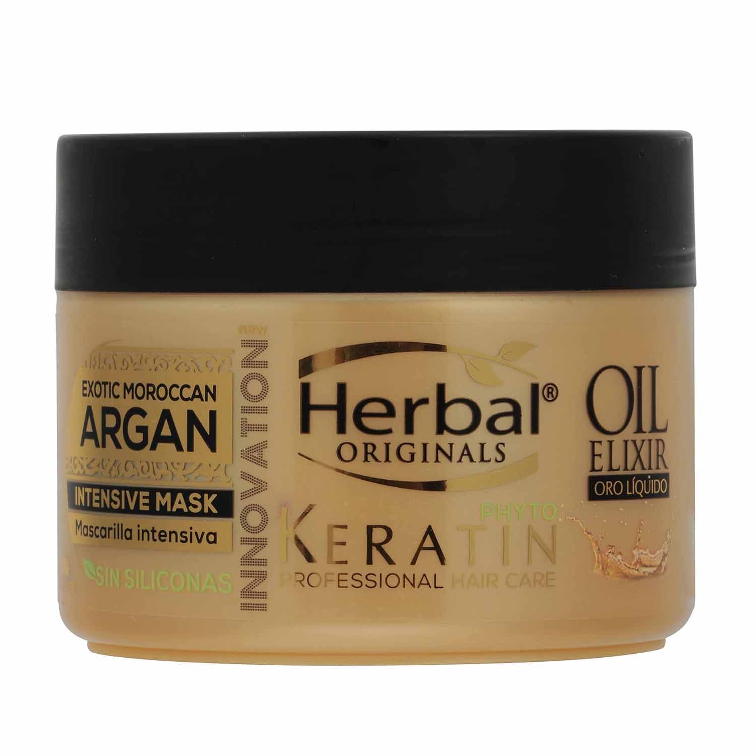 ماسک مو چند منظوره هربال سری Phyto Keratin مدل Argan Oil حجم 300 میل