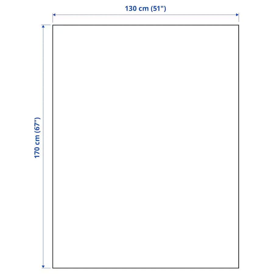 پتو/شال مبل ایکیا MYRULL خاکستری روشن، 130×170 سانتیمتر — تصویر ۱۰