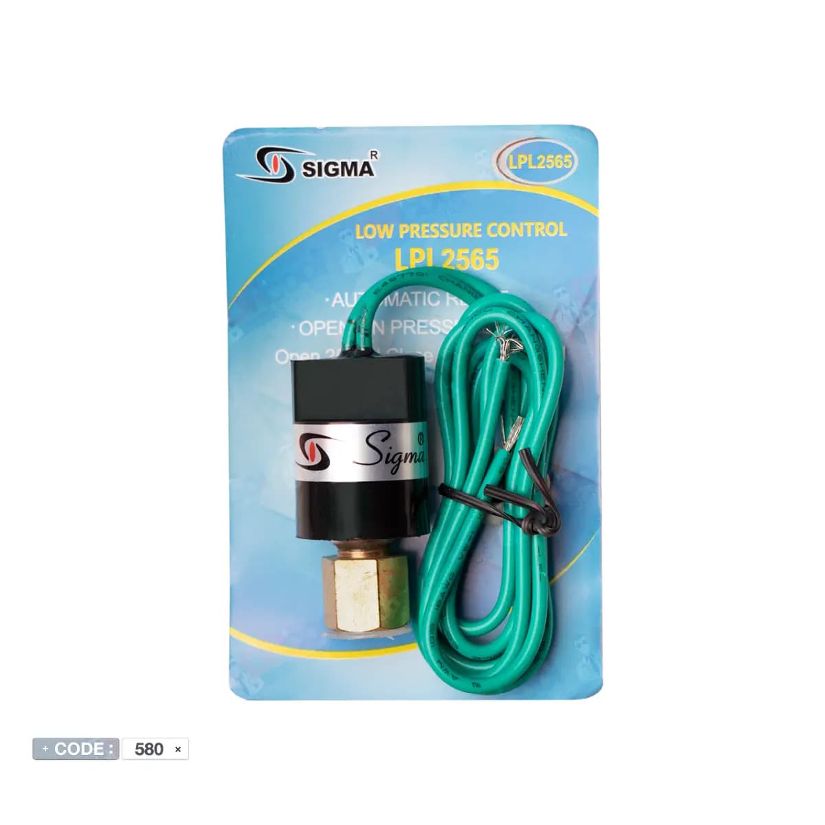 سنسور فشار پایین کولر گازی مدل LPL2565 برند SIGMA — تصویر ۶