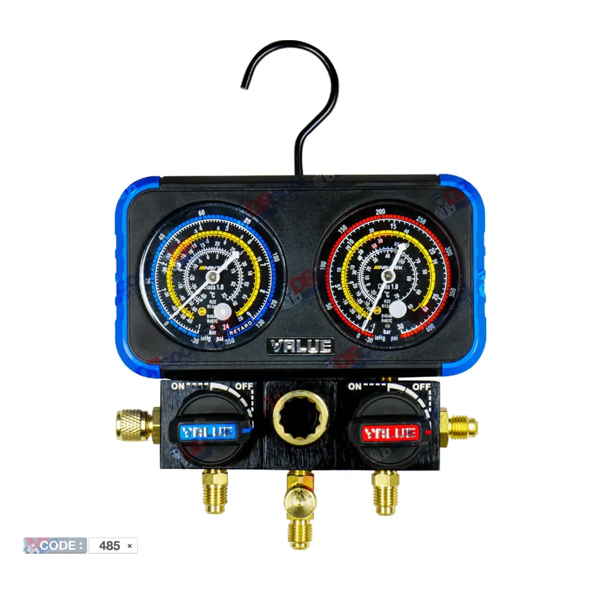 گیج اندازه گیری فشار کولر گازی مدل VRM2-B-0501 برند VAULE — تصویر ۷
