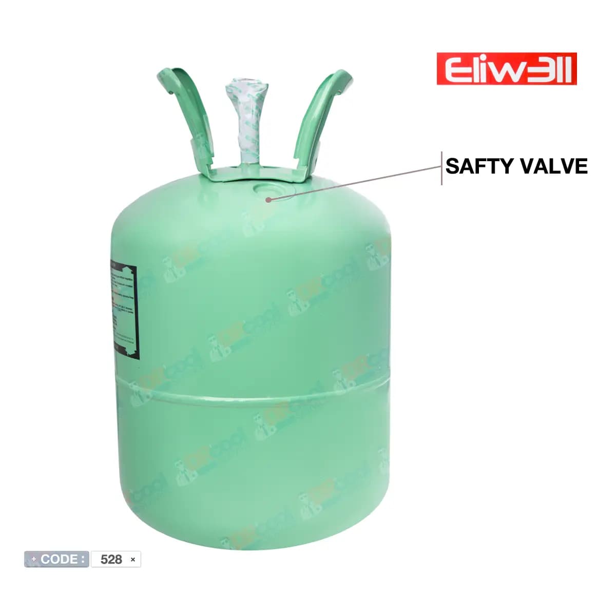 کپسول 13.6 کیلویی گاز مبرد R22 برند ELIWELL — تصویر ۸