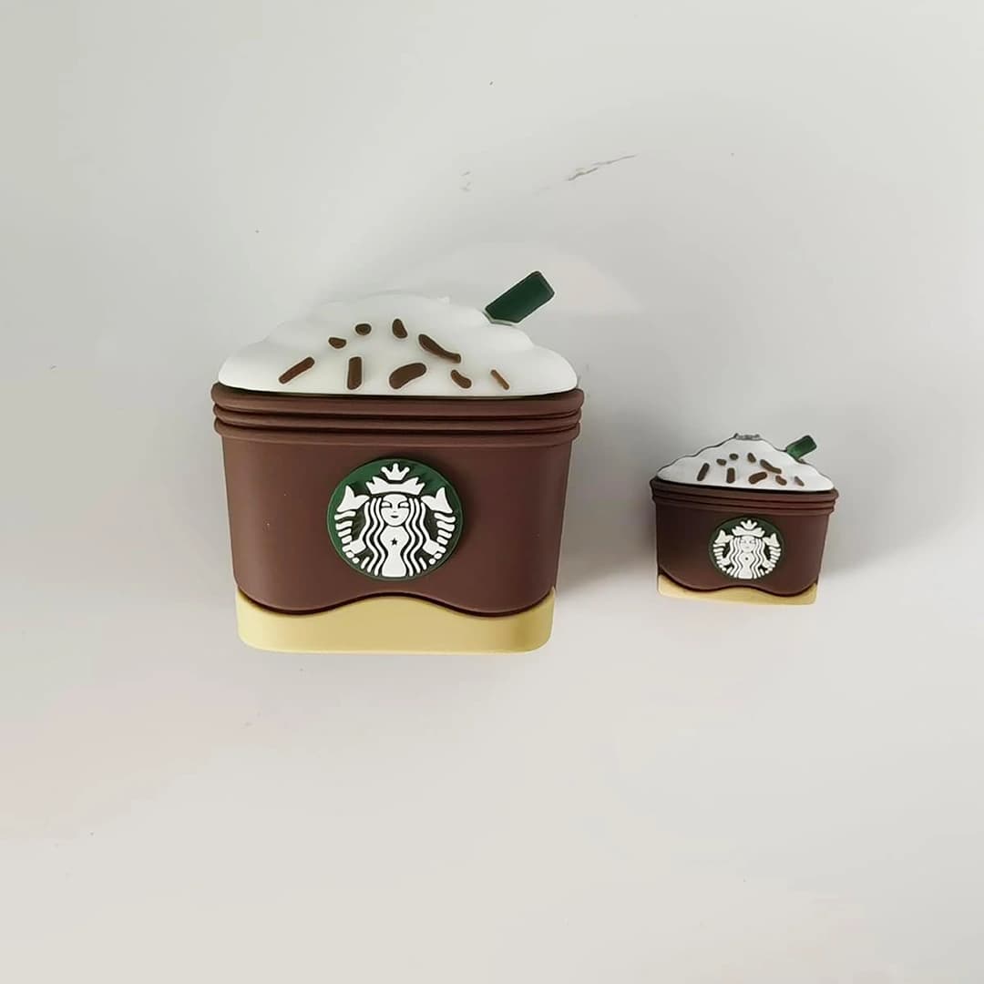 کاور و محافظ سیلیکونی شارژر گوشی موبایل سامسونگ مدل 25 وات 2 پین طرح Starbucks — تصویر ۳
