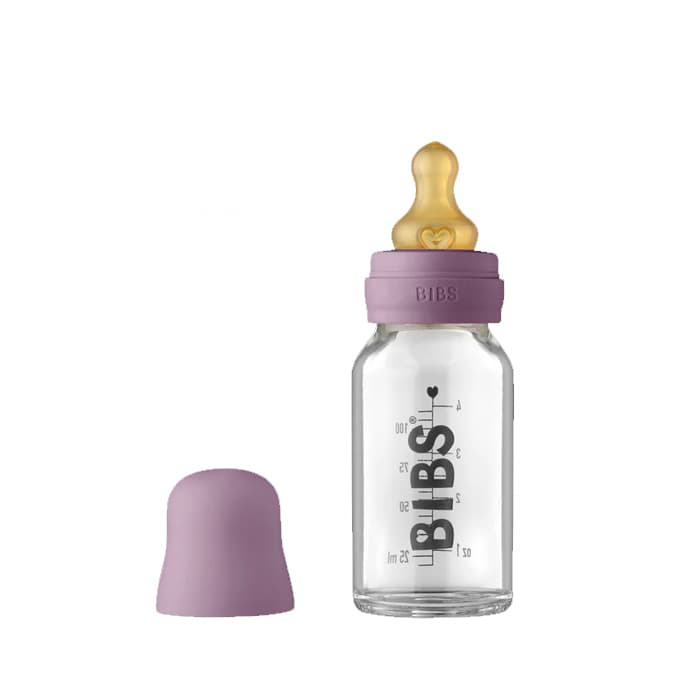 شیشه شیر پیرکس 110 میل بیبس BIBS رنگ Mauve (اورجینال) — تصویر ۸