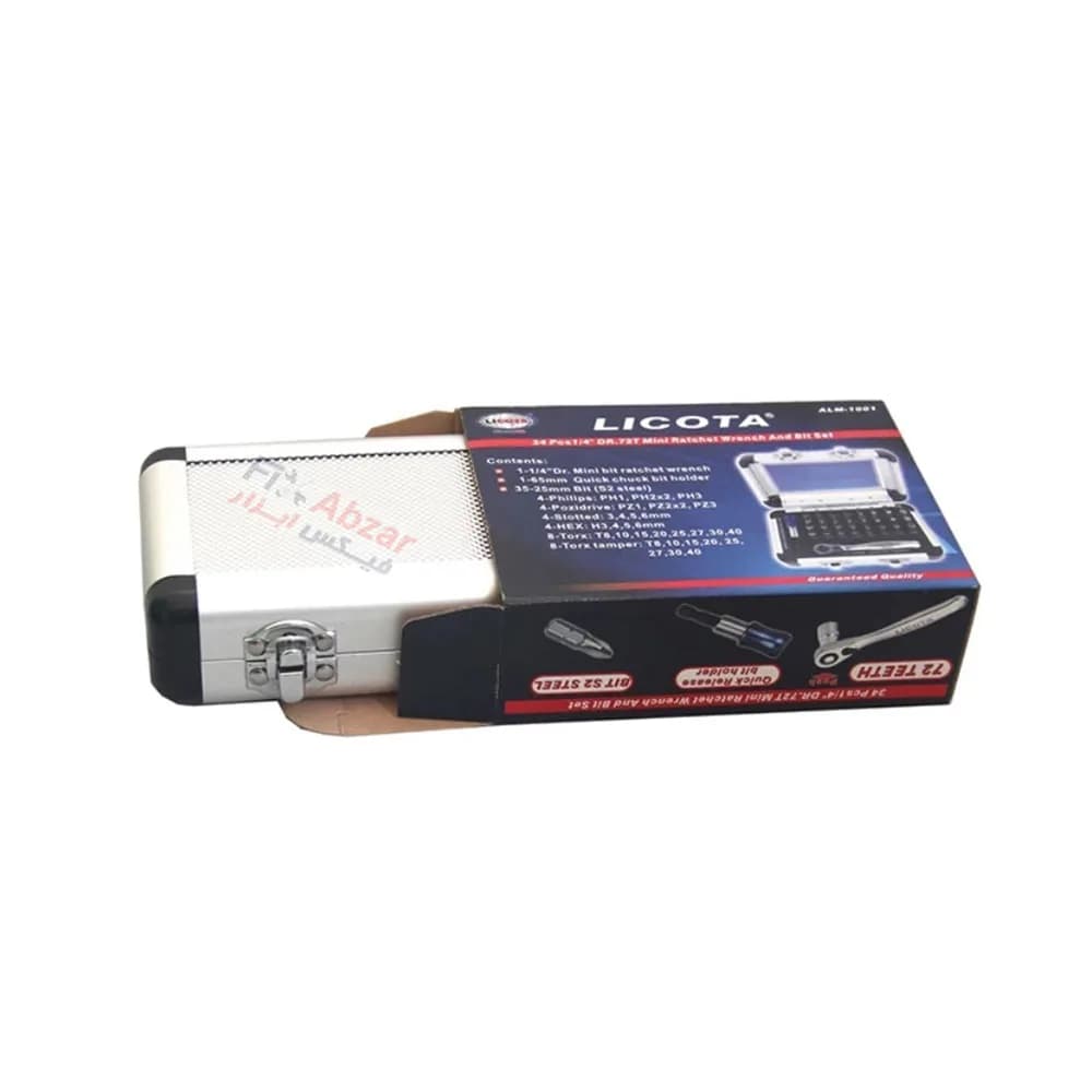 سری پیچ گوشتی لیکوتا مدل ALM-1001 درایو 1/4 — تصویر ۱۱