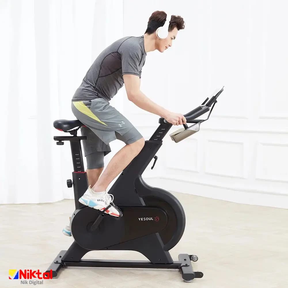دوچرخه ثابت ورزشی هوشمند شیائومی یسول مدل Yesoul Bike M1 FW بیصدا، کمجا و حرفهای برای تمرین در خانه — تصویر ۶