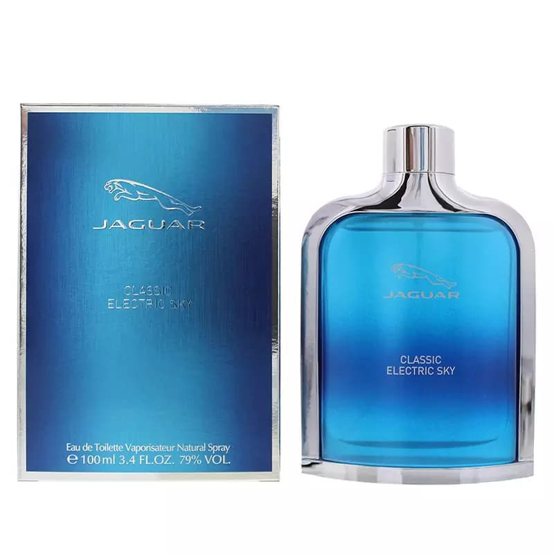 عطر ادکلن جگوار کلاسیک الکتریک اسکای مردانه 100 میل — تصویر ۴