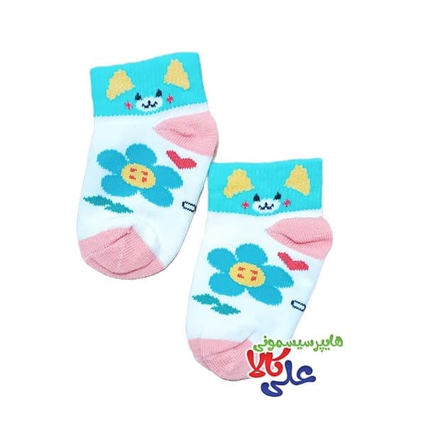 جوراب نوزادی ای ام بیبی کد 08 Em Baby