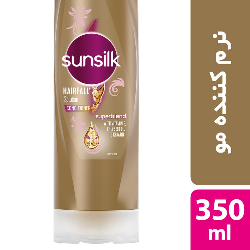 نرم کننده مو سان سیلک مدل Hairfall Solution حجم 350 میلی لیتر — تصویر ۴