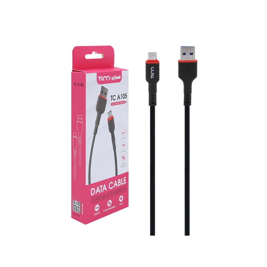 کابل تبدیل USB به Micro-USB تسکو مدل TSCO TC A105 — تصویر ۴