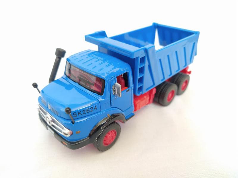 ماکت کامیون فلزی کمپرسی بنز مایلر Benz SK2624 کد 107 — تصویر ۴