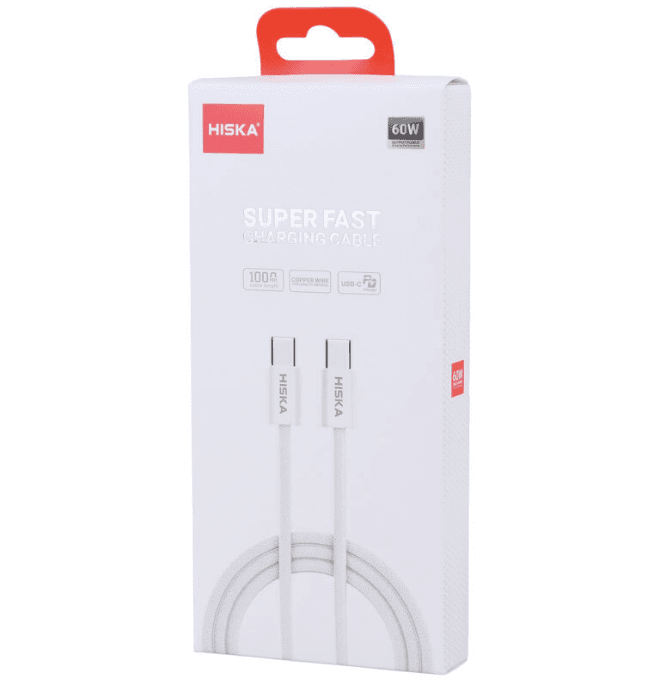 کابل USB-C هیسکا مدل LX-811CC طول 1 متر — تصویر ۵