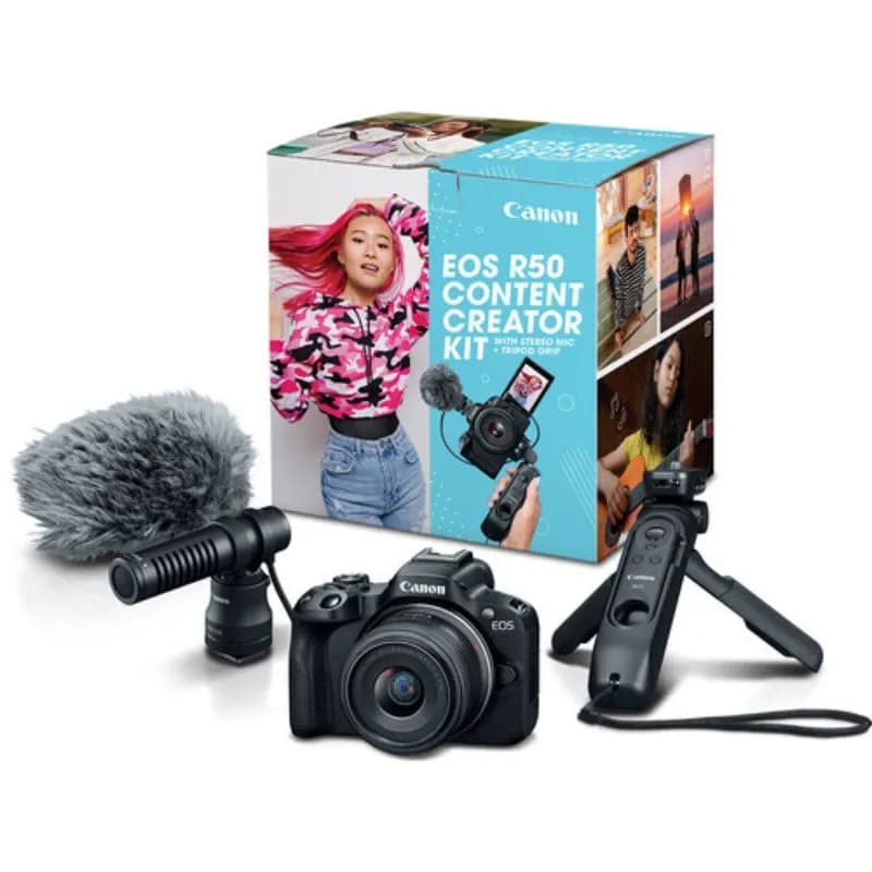 کیت دوربین Canon EOS R50 bandel Content production camera kit — تصویر ۳