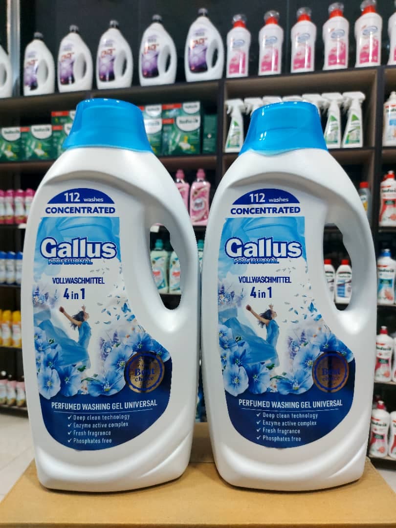 مایع لباسشویی آلمانی گالوس با رایحه گل بنفشه آبی 4.05 لیتر Gallus Universal مایع لباسشویی آلمانی گالوس با رایحه گل بنفشه آبی 4.05 لیتر Gallus Universal