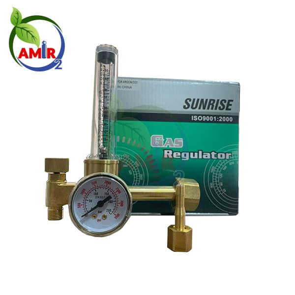 مانومتر آرگون/CO2 فلومتر دار Sunrise طرح ویکتور — تصویر ۴