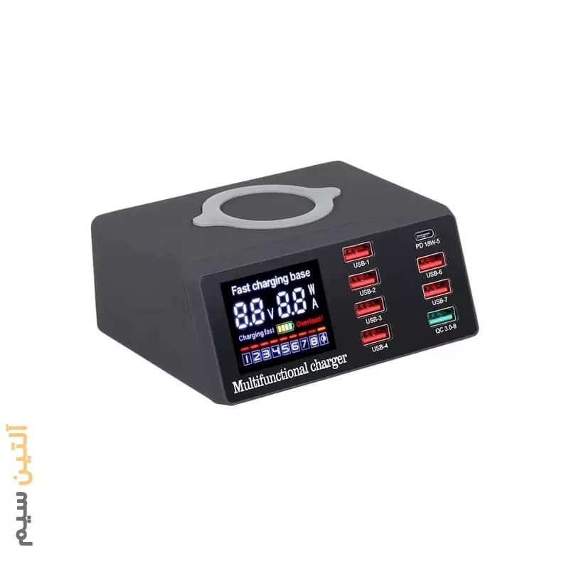 مولتی شارژ وایرلس 8 پورت WLX-X9 — تصویر ۵