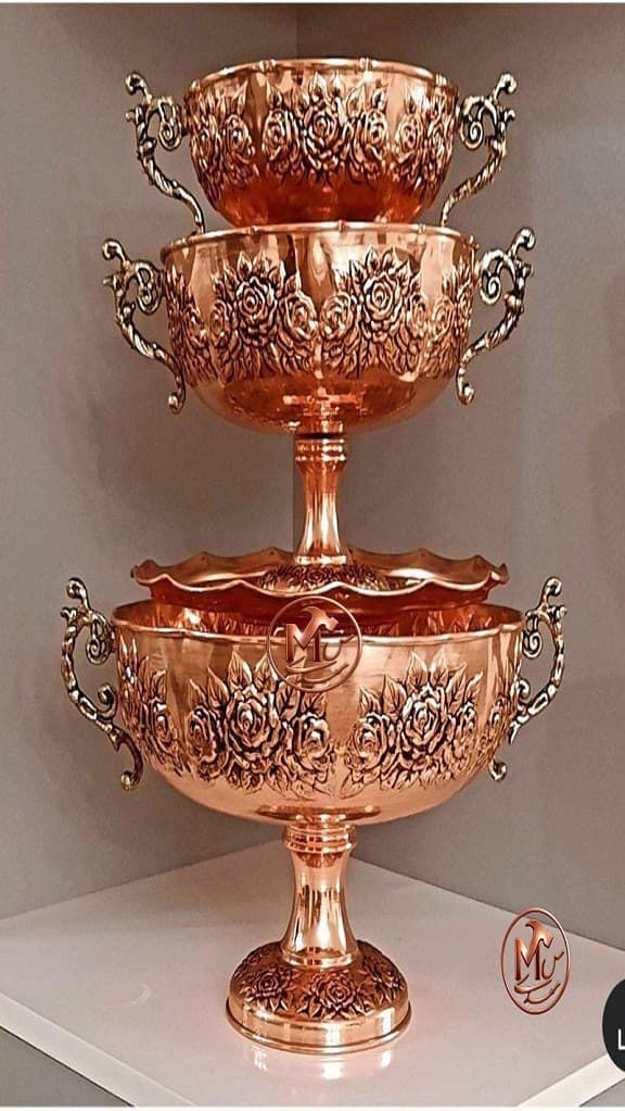 ست سلطنتی مسی کروم ۳ پایه