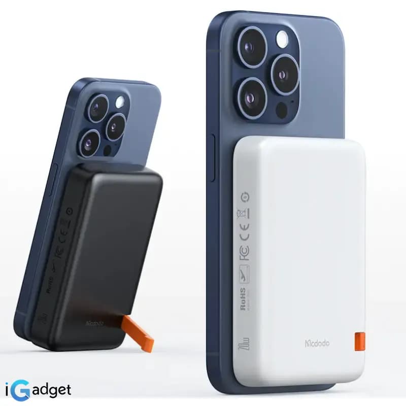 پاوربانک وایرلس مک دودو مدل MC-510 ظرفیت 10000 میلی آمپر ساعت — تصویر ۵