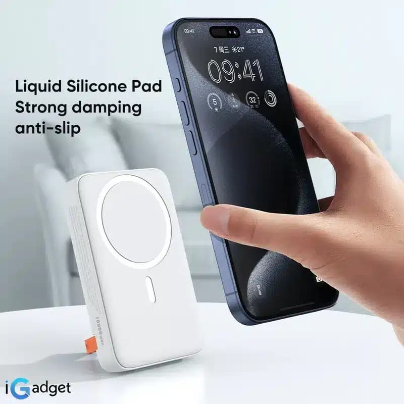 پاوربانک وایرلس مک دودو مدل MC-510 ظرفیت 10000 میلی آمپر ساعت — تصویر ۷