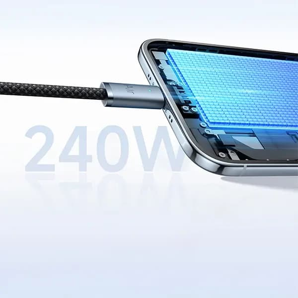 کابل شارژ دوسر تایپ سی 240 وات 1.2 متر مک دودو Mcdodo Cab Luma CA-7080 — تصویر ۸