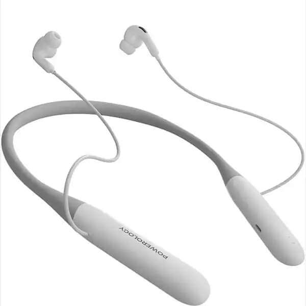 هندفری گردنی پاورولوژی Powerology Tonflex Enc Wireless Neckband PWLAUWNKBWH — تصویر ۴