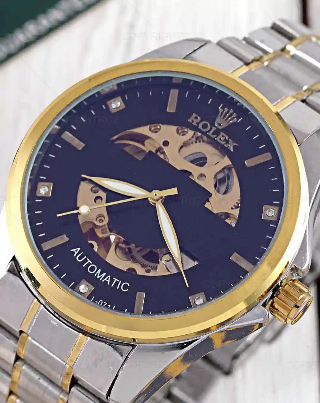 ساعت مچی اتوماتیک رولکس ROLEX طرح اسکلتون مدل 1467 — تصویر ۳