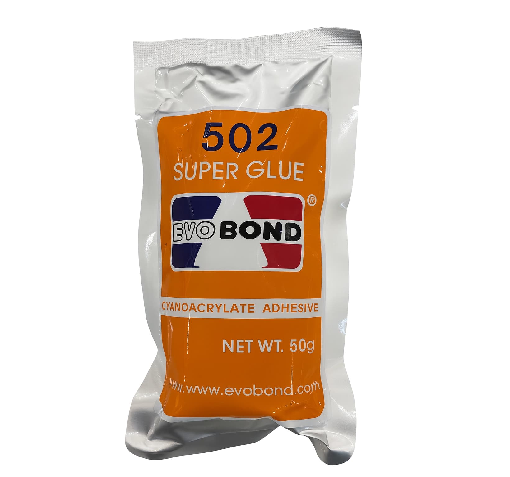 چسب قطره ای 502 مدل سوپر گلو 50 گرمی برند EVO BOND