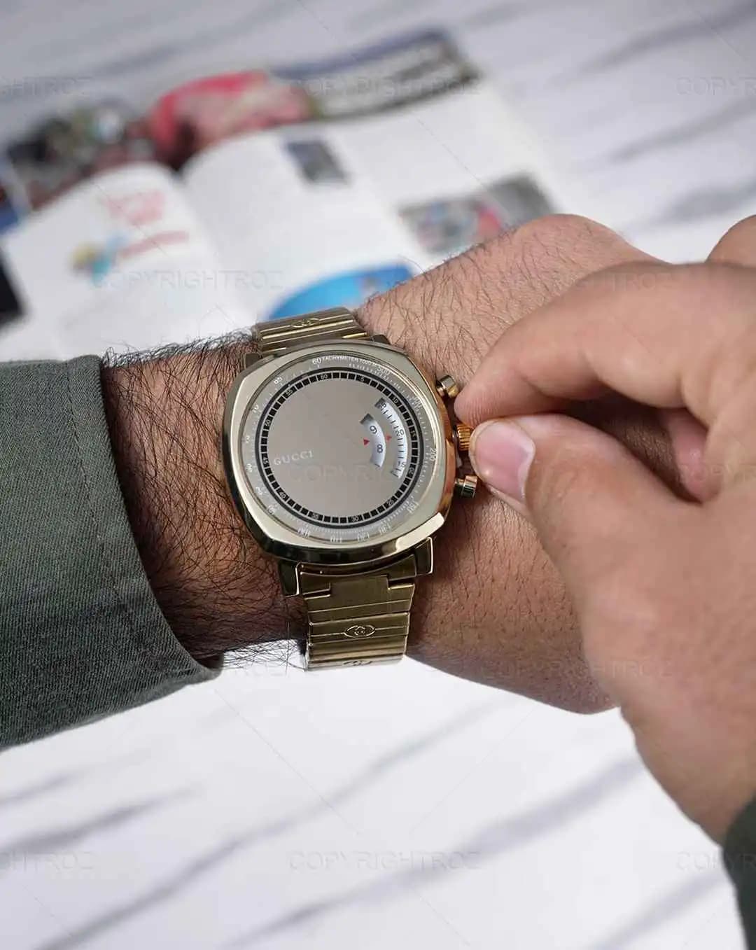 ساعت مچی مردانه گوچی GUCCI مدل 1355 — تصویر ۱۲