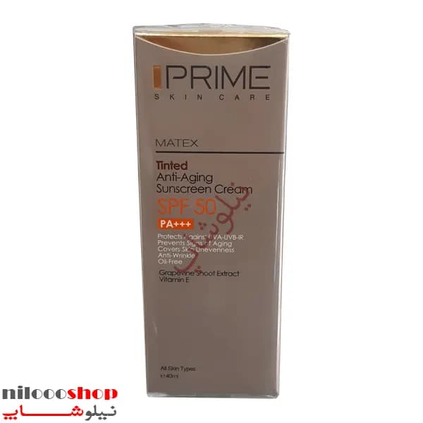 کرم ضد آفتاب رنگی پریم SPF50 مدل Matex Tinted حجم 40 میلی لیتر — تصویر ۶