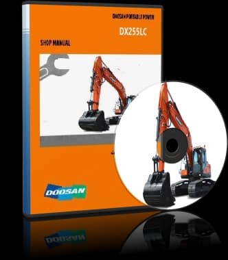 کاتالوگ راهنما (شاپ منوال) بیل مکانیکی دوسان مدل DOOSAN DX255LC