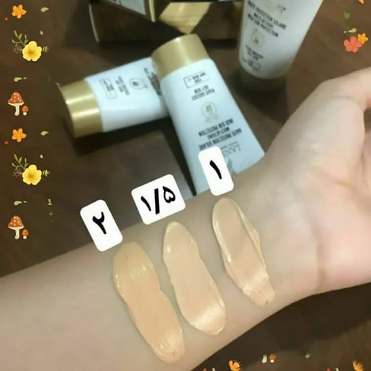 کرم ضد آفتاب رنگی لانسون LANSON برای پوست چرب — تصویر ۱۱