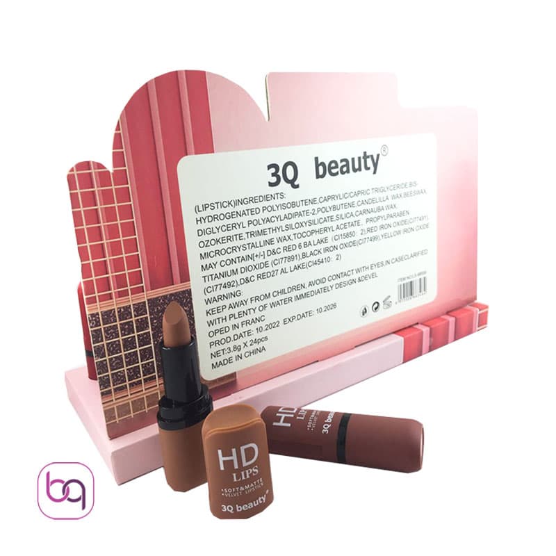 رژ لب مایع اورجینال 3qbeauty پک 12 عددی 1 — تصویر ۱۱
