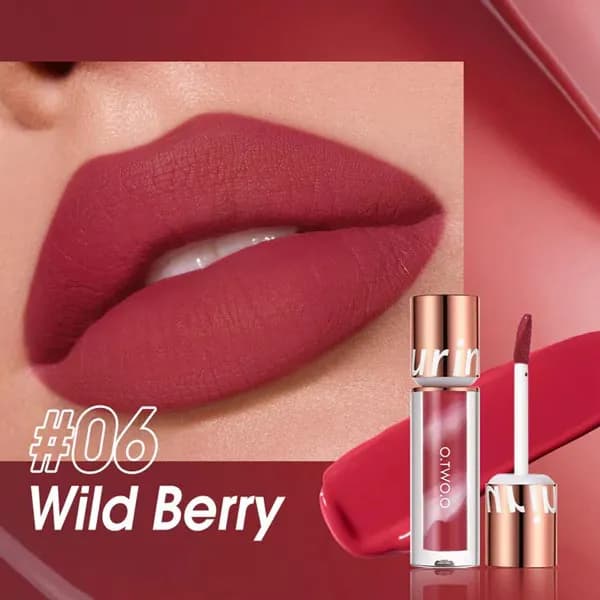 رژ لب مایع مدل WILD BERRY شماره 06 او تو او — تصویر ۳