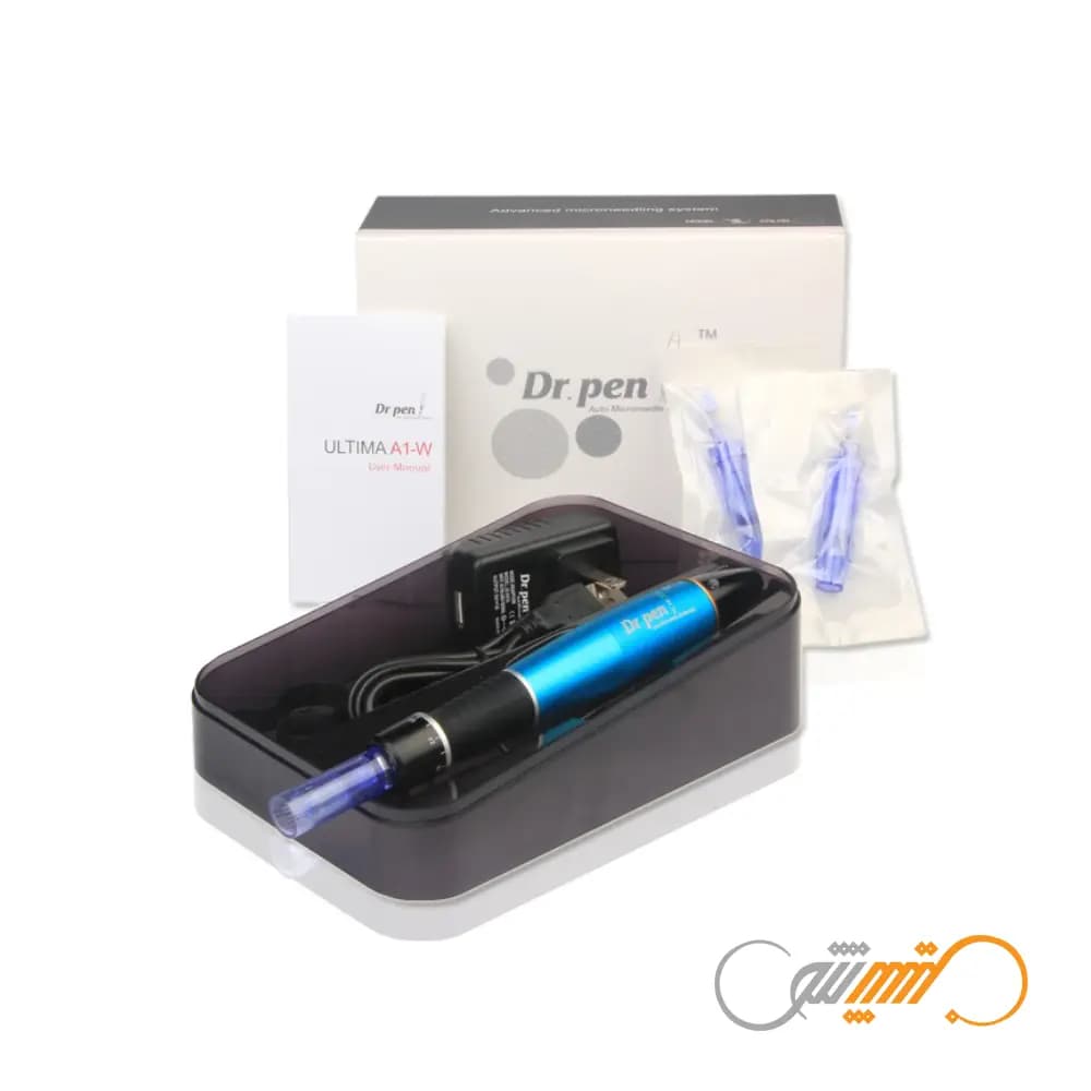 دستگاه میکرونیدلینگ دکتر پن A1W دهانه فلزی شیاردار — تصویر ۹