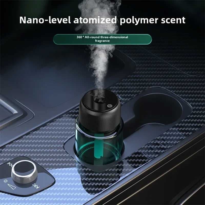 خوشبو کننده بخوری به همراه نور لیزری خودرو مدل Car Fragrance — تصویر ۹