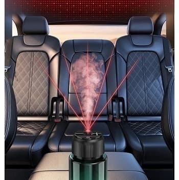 خوشبو کننده بخوری به همراه نور لیزری خودرو مدل Car Fragrance — تصویر ۲
