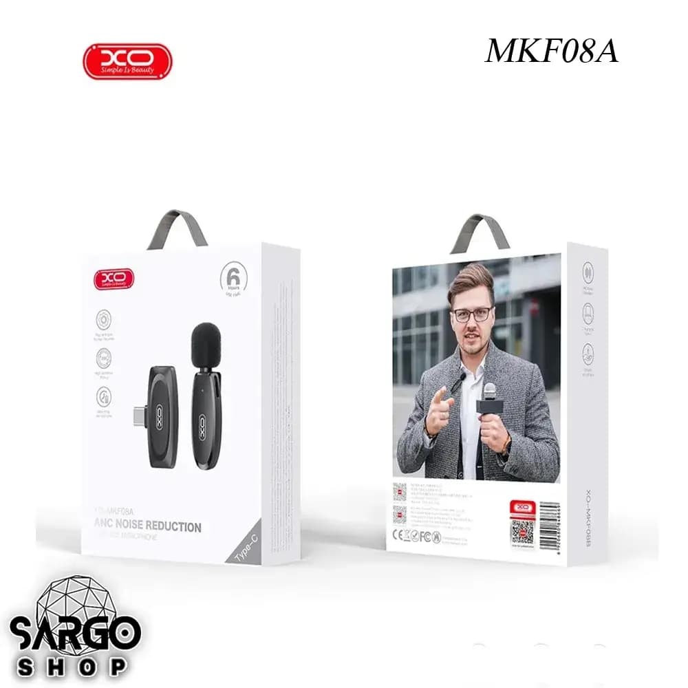 میکروفون یقه ای بی سیم تایپ سی ایکس او مدل XO MKF08A — تصویر ۱۰