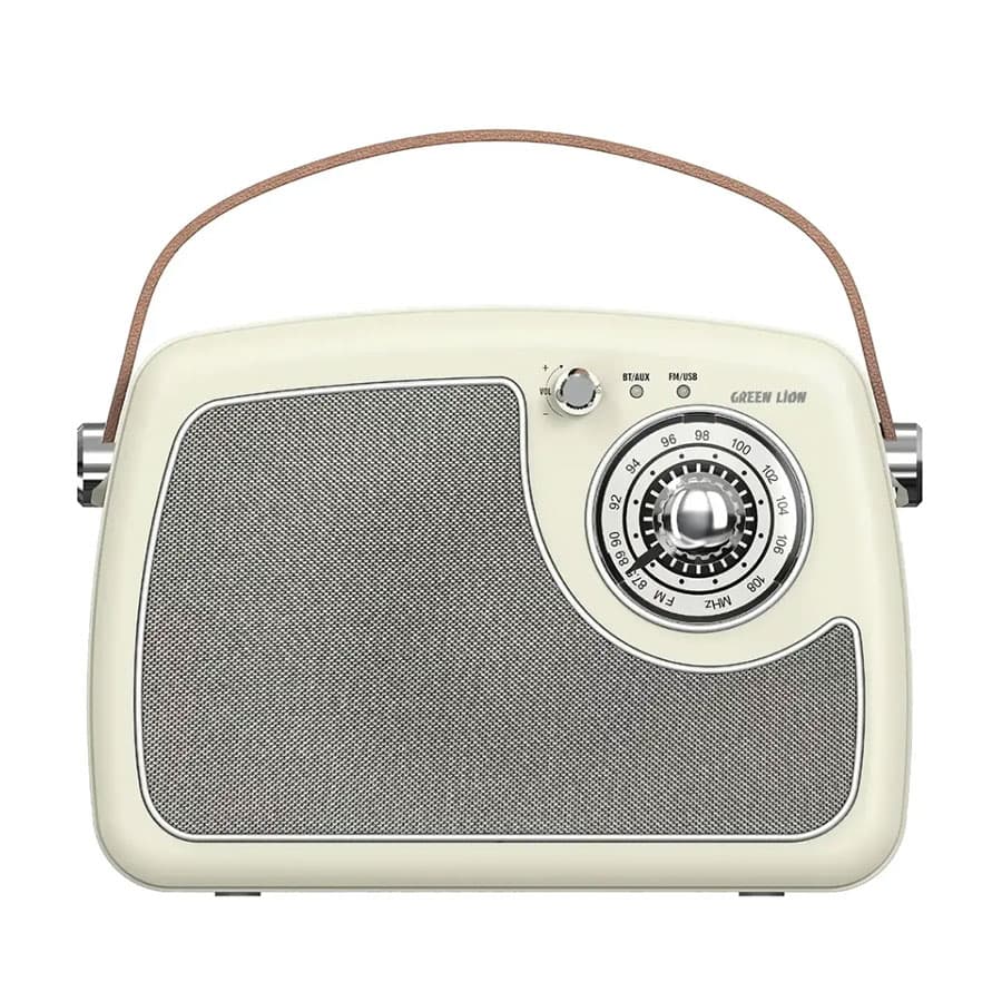 رادیو و اسپیکر بلوتوث گرین لاین Green Lion Retro Radio Speaker