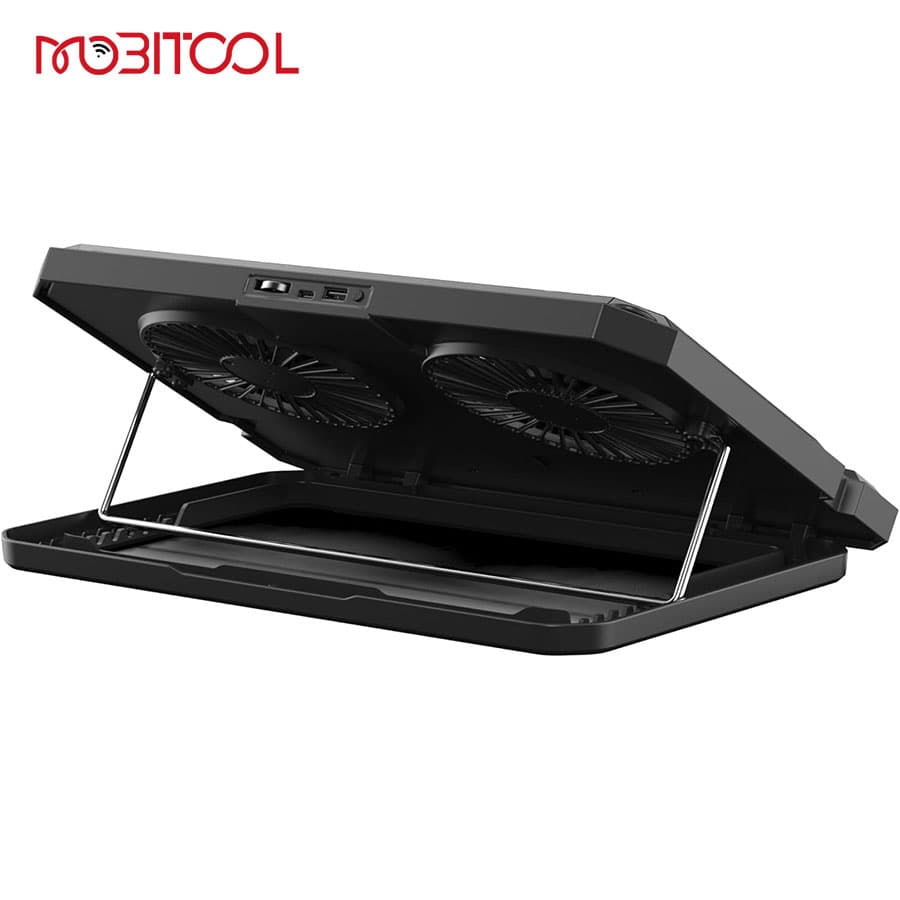 پایه خنک کننده استند لپ تاپ پرودو Porodo Gaming Crystal Shell Laptop Cooling Pad PDX121 — تصویر ۹