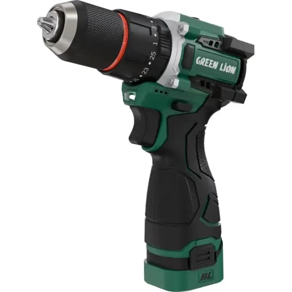 دریل چکشی شارژی گرین لاین همراه با 2 باتری Green Lion GD-15 Pro Drive Cordless Hammer Drill — تصویر ۱۰