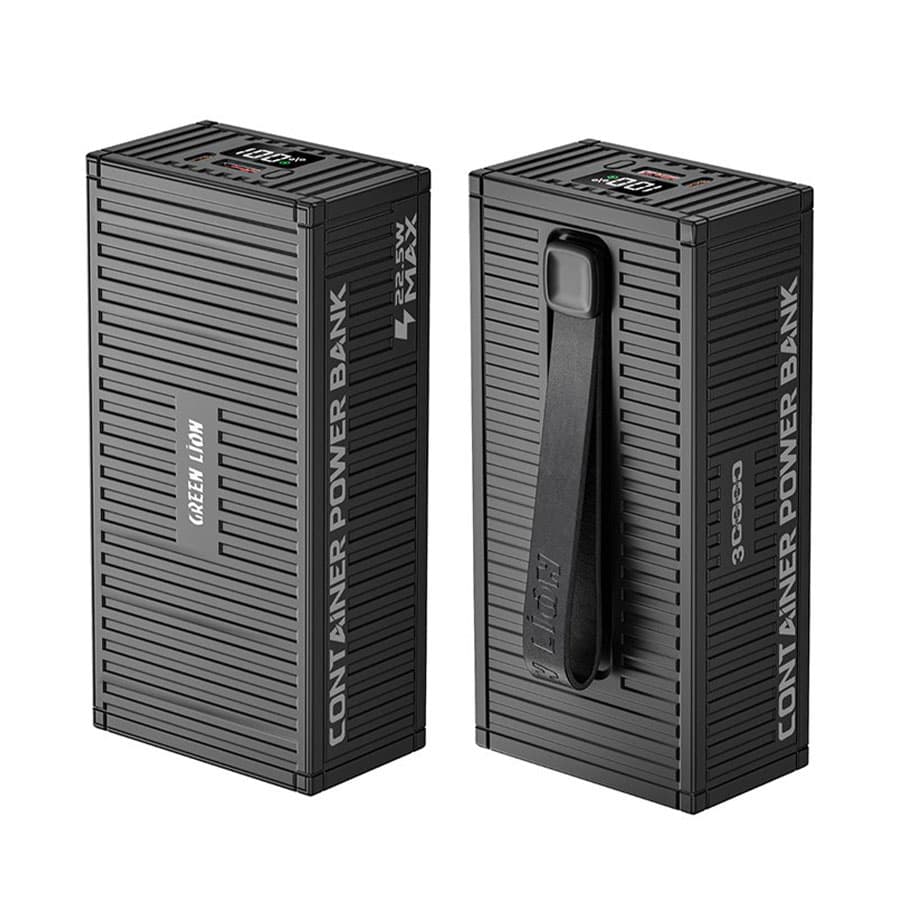 پاوربانک 30000 کانتینر 22.5 وات گرین لاین Green Lion Container 30000mAh Power Bank GL-PX62