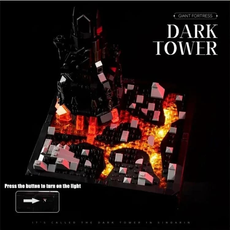 لگو برج تاریکی ارباب حلقه ها 659 قطعه مدل Dark Tower 070 — تصویر ۷