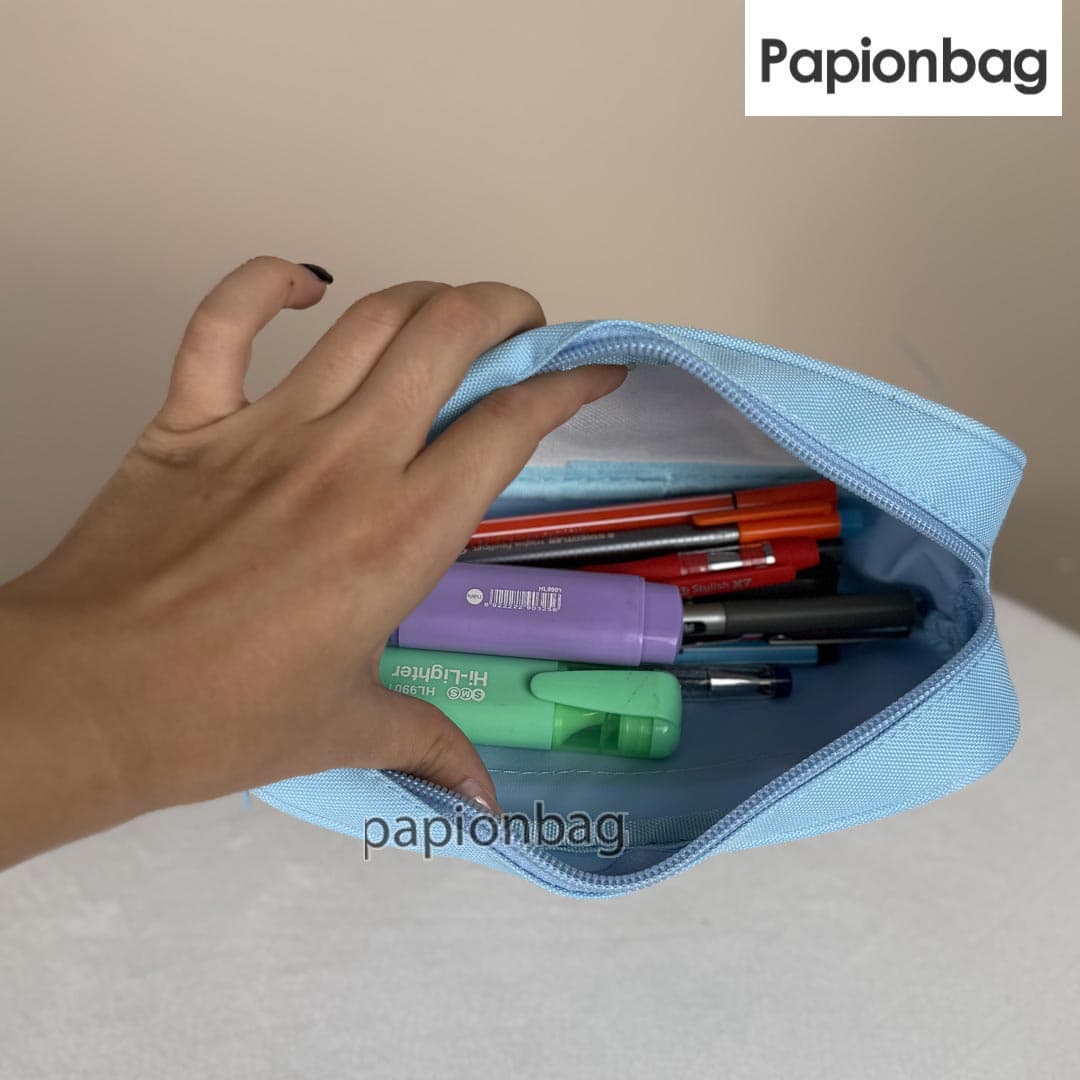 ست کیف مدرسه فانتزی ،جامدادی و قمقمه آبی — تصویر ۶