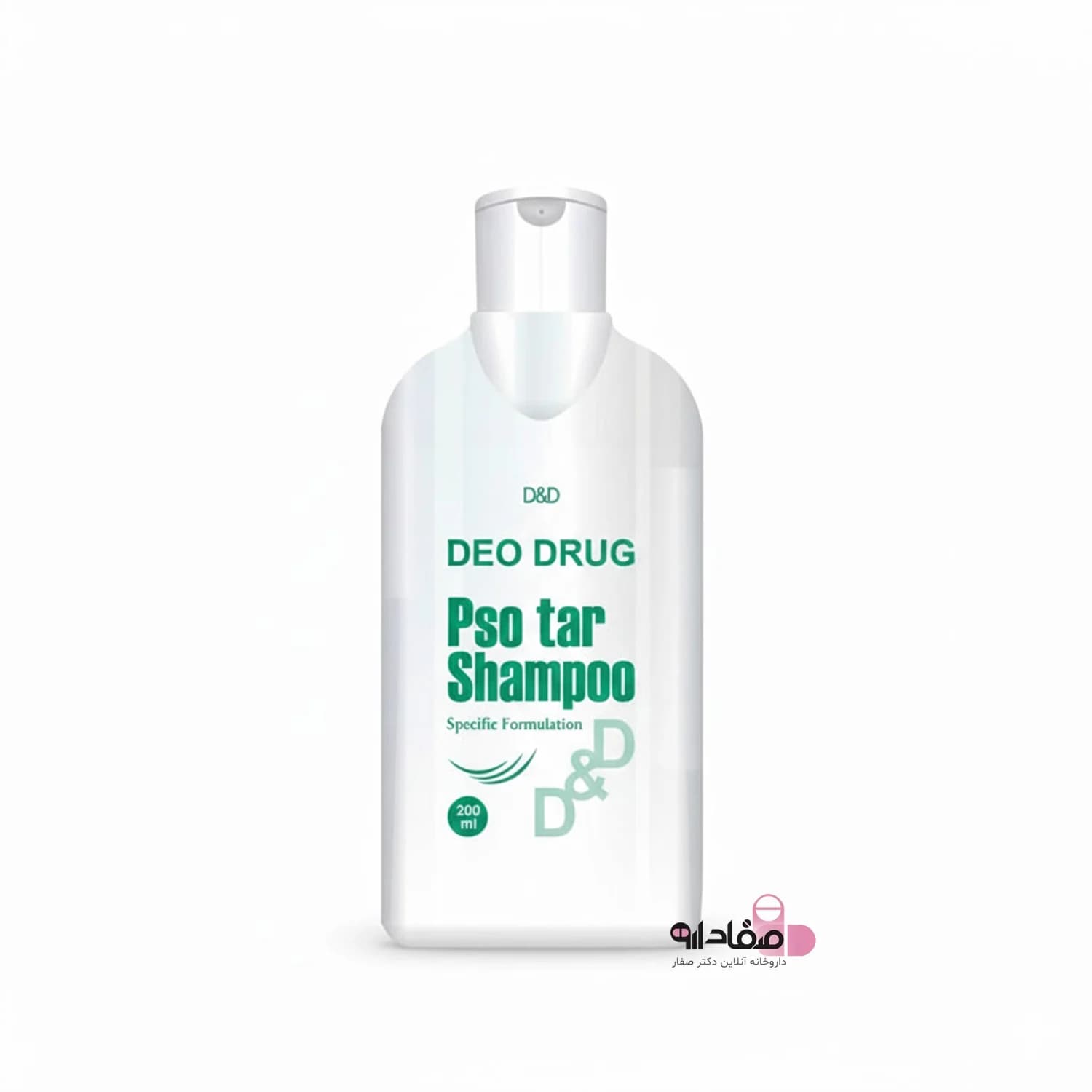 شامپو اسید لاکتیک پسوتار دئودراگ (کنترل خارش و التهاب) ۲۰۰ میلی لیتر | Deodrug Psoriasis Shampoo — تصویر ۳
