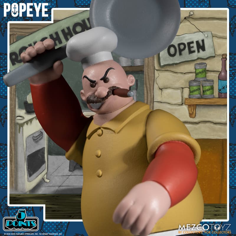 فیگور ملوان زبل Popeye مجموعه 4 عددی غیراصل — تصویر ۱۲