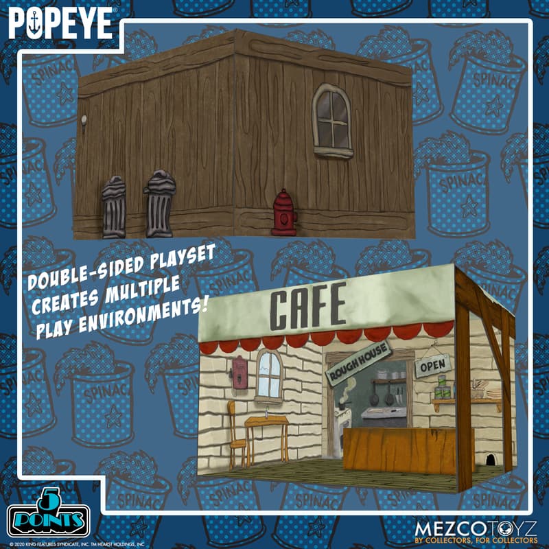 فیگور ملوان زبل Popeye مجموعه 4 عددی غیراصل — تصویر ۸