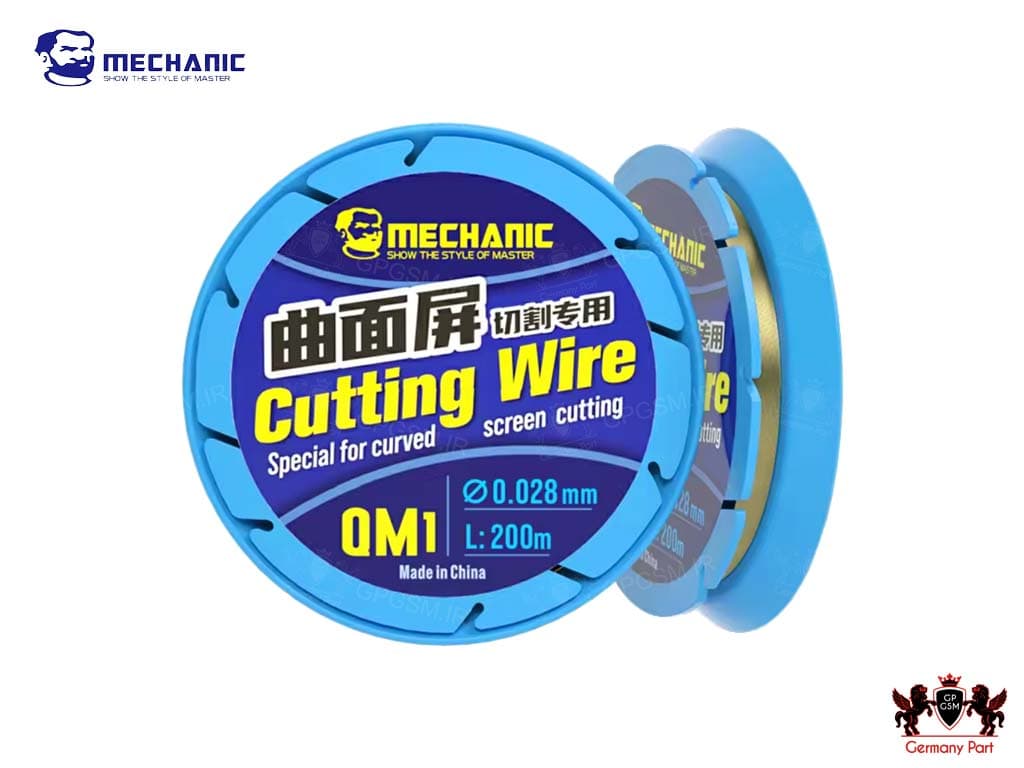 سیم جدا کننده تاچ و ال سی دی200 متری مکانیک مدل کیو ام 1 – CUTTING WIRE SPECIALIZE FOR CURVE SCREEN QM1 MECHANIC