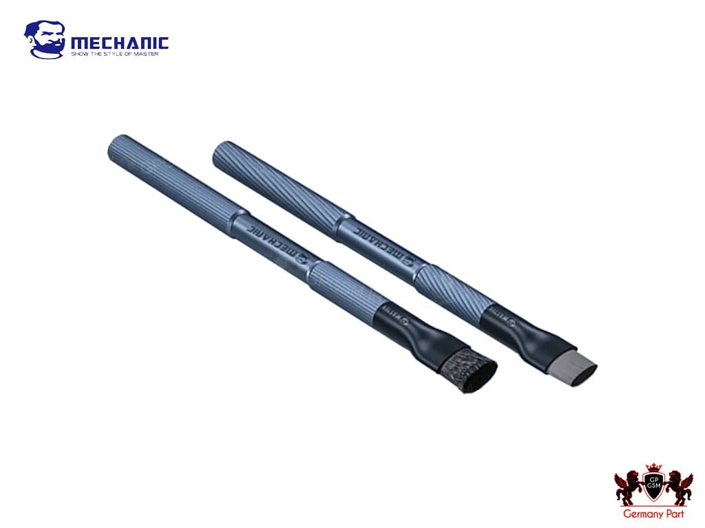 فرچه مخصوص تمیز کردن برد موبایل و قطعات الکترونیکی دوقلو مکانیک TWINS BRUSH ALUMINUM MECHANIC