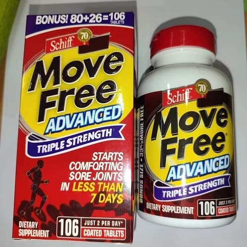 تقویت مفاصل و غضروف ساز گلوکوزامین اورجینال آمریکایی مووفری 106عددی | Move Free — تصویر ۲