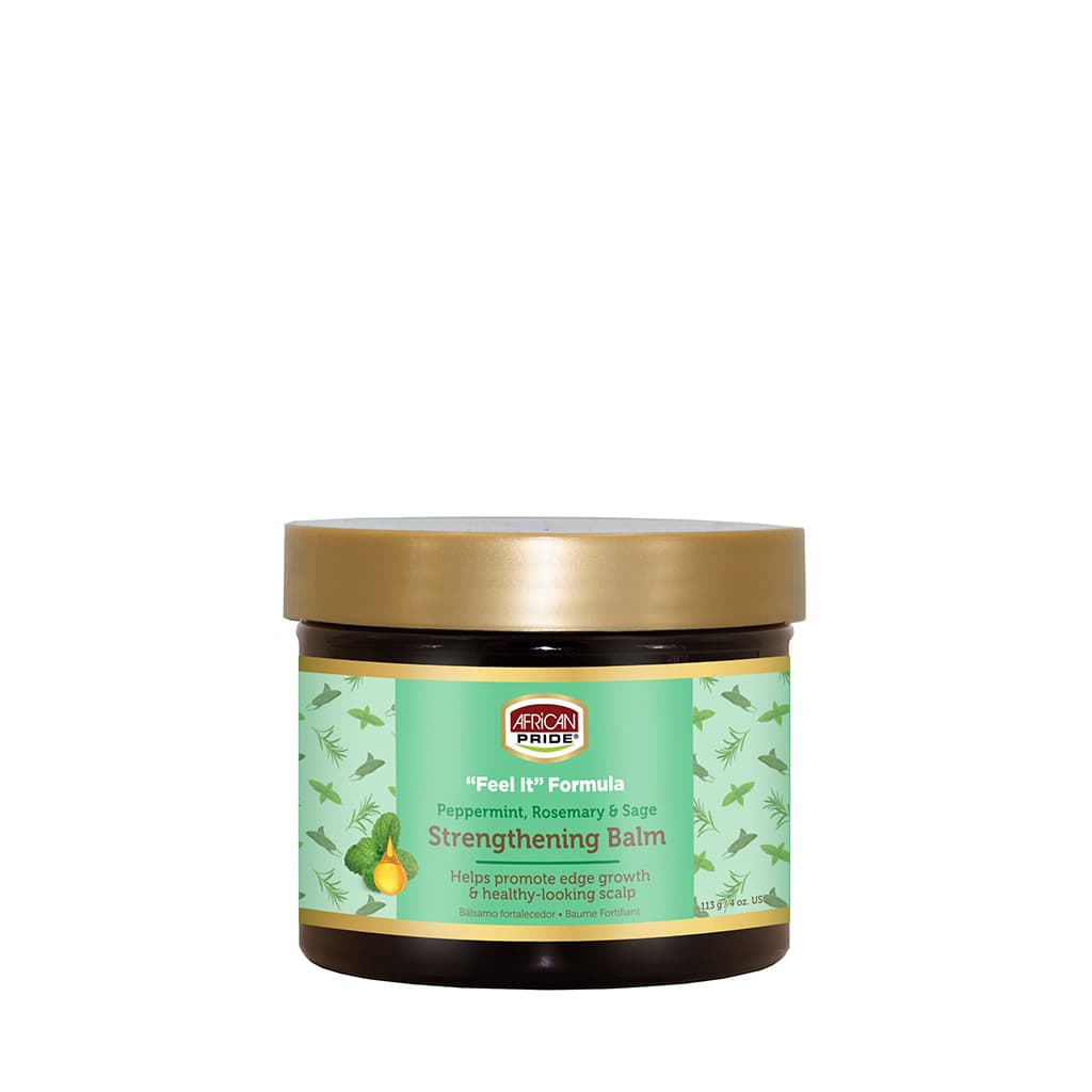 بالم ضد مو خوره و ضد ریزش رزماری آفریکن پراید-African Pride Peppermint, Rosemary & Sage Strengthening Balm